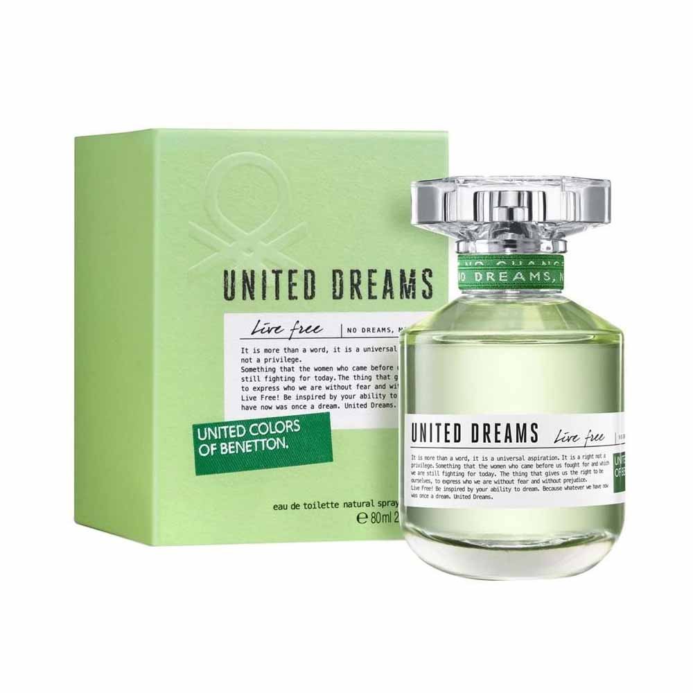Benetton Live Free Women Edt 80ML Tester